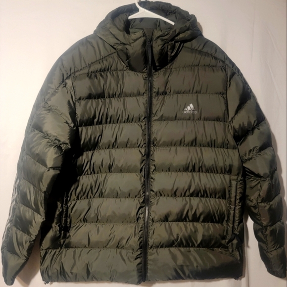 adidas Other - Adidas ITAVIC 3-STRIPES 2.0 WINTER JACKET Men’s XL Legend Earth